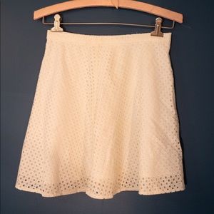 JACK white mini skirt size 4